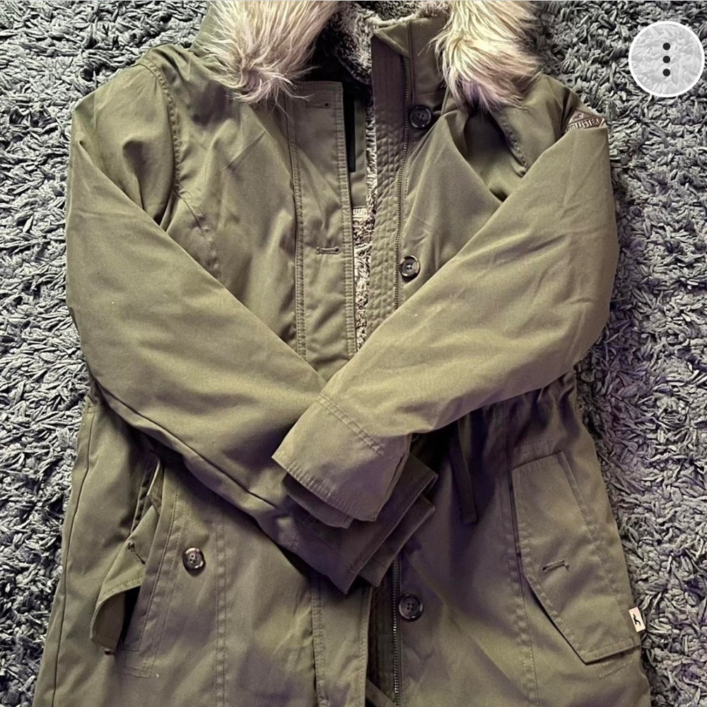Green coat